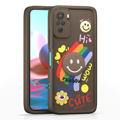 Pikkme Redmi Note 10/Note 10s/Note 11 SE Soft Silicone brown mobile cover