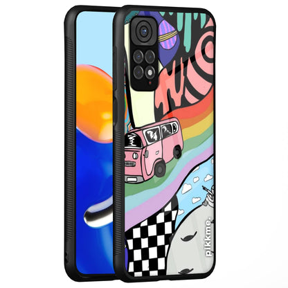 Pikkme Hybrid mobile back cover for Redmi Note 11/Note 11s