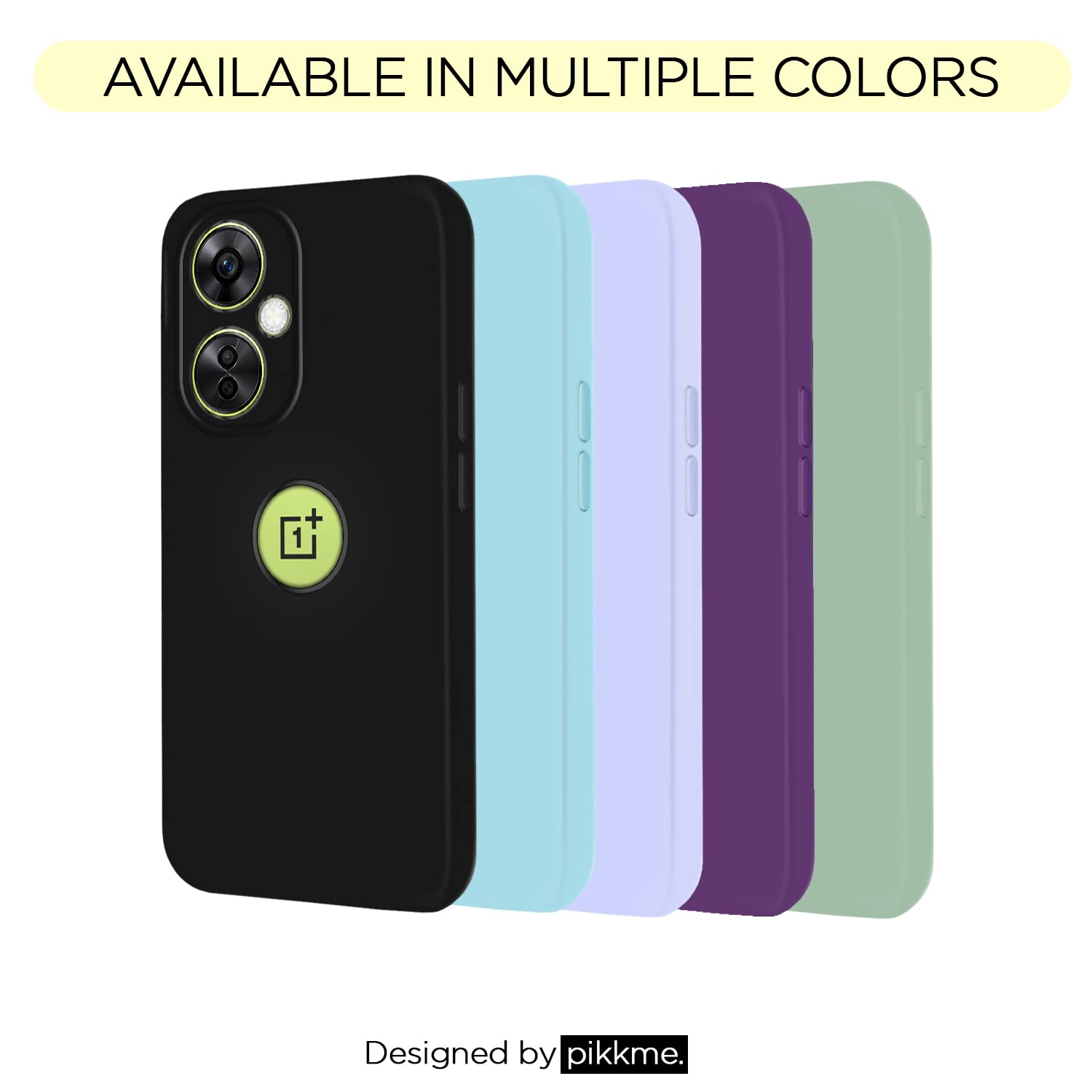 Pikkme OnePlus Nord CE 3 Lite 5G Soft Silicone violet mobile back cover – photo 2