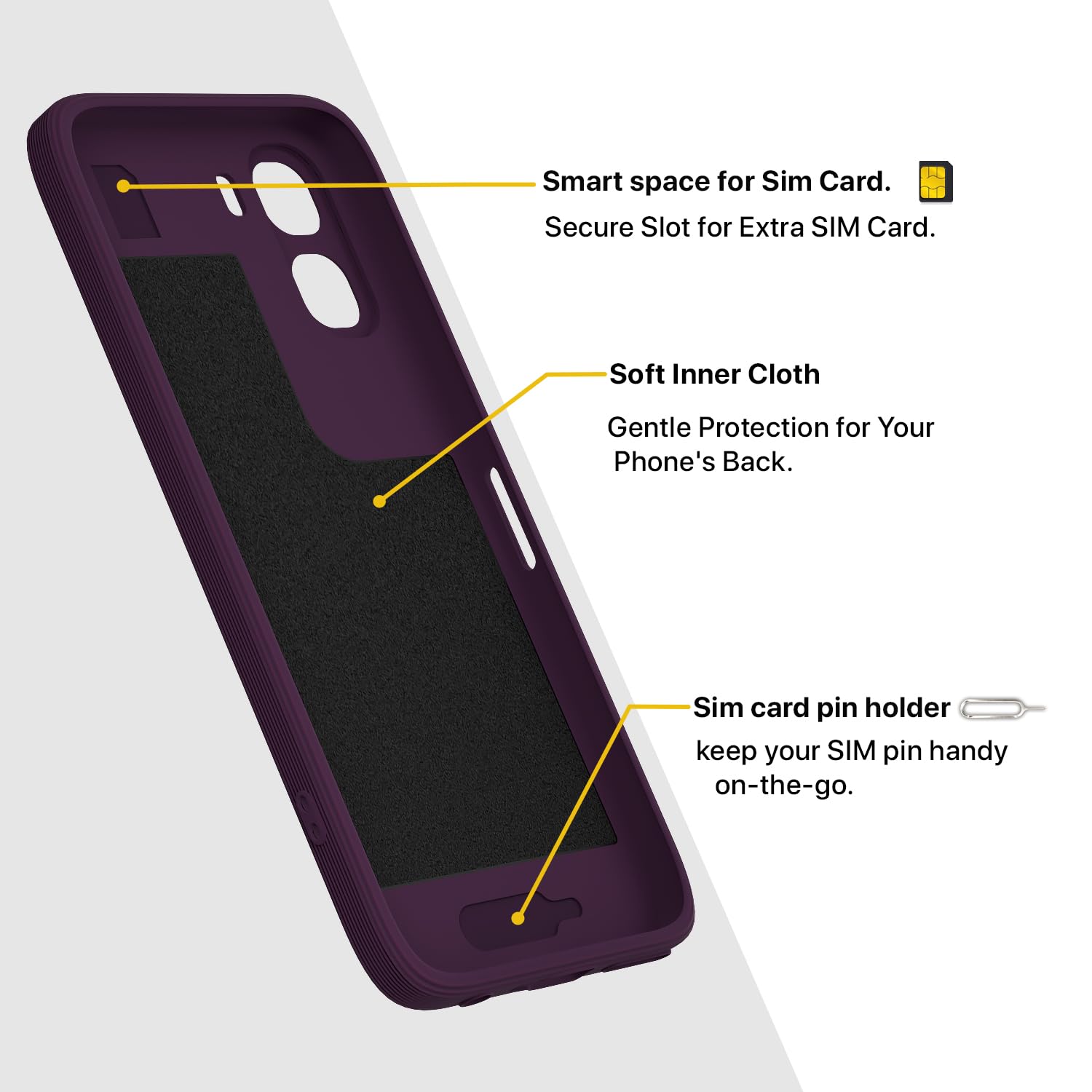 Pikkme purple MagSafe back cover for Oppo A6X 5G – photo 6
