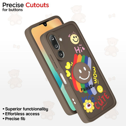 Pikkme brown Soft Silicone mobile back cover for Samsung M36 5G – photo 6