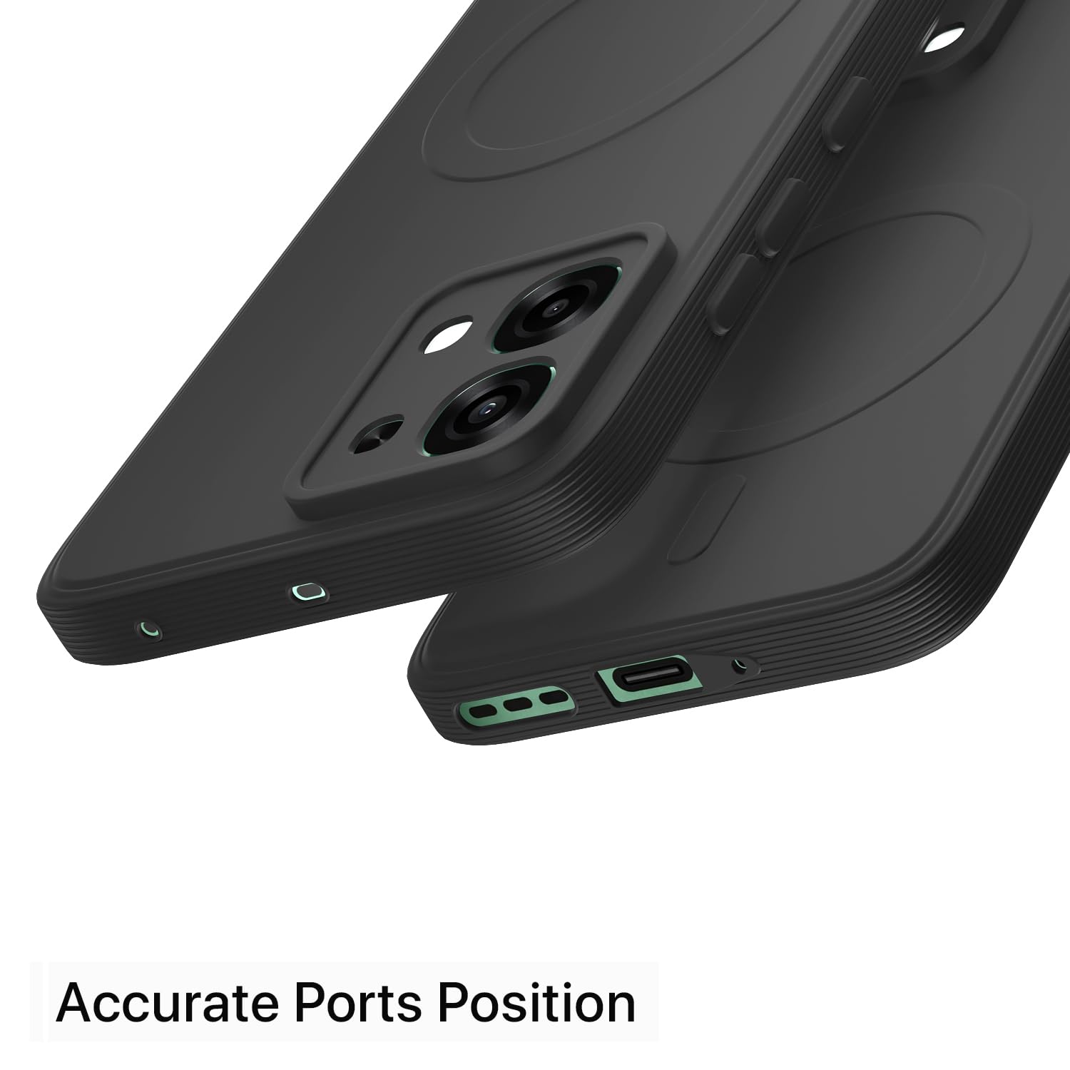 Oppo F31/F33 5G MagSafe phone cover in black by Pikkme – photo 4