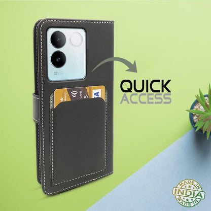 Pikkme grey flip case for iQOO Z7 Pro 5G – photo 4