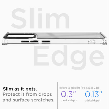 Pikkme transparent Hybrid phone cover for Moto Edge 50 Pro 5G – photo 3