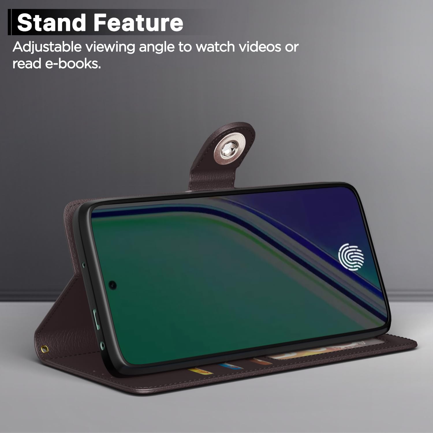 Pikkme coffee wallet flip cover for Realme P3 Pro 5G – photo 3