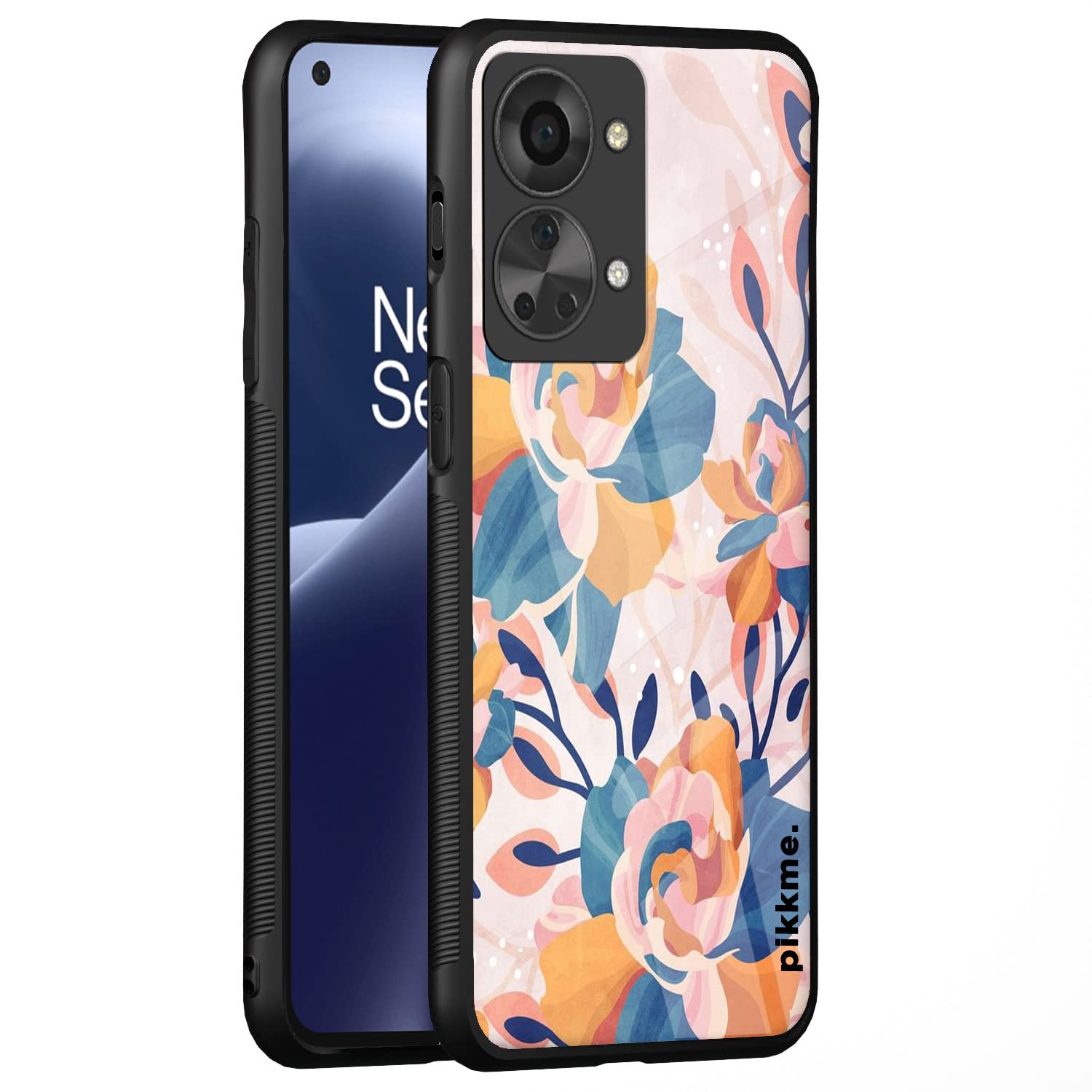 Pikkme Flower mobile cover for OnePlus Nord 2T 5G