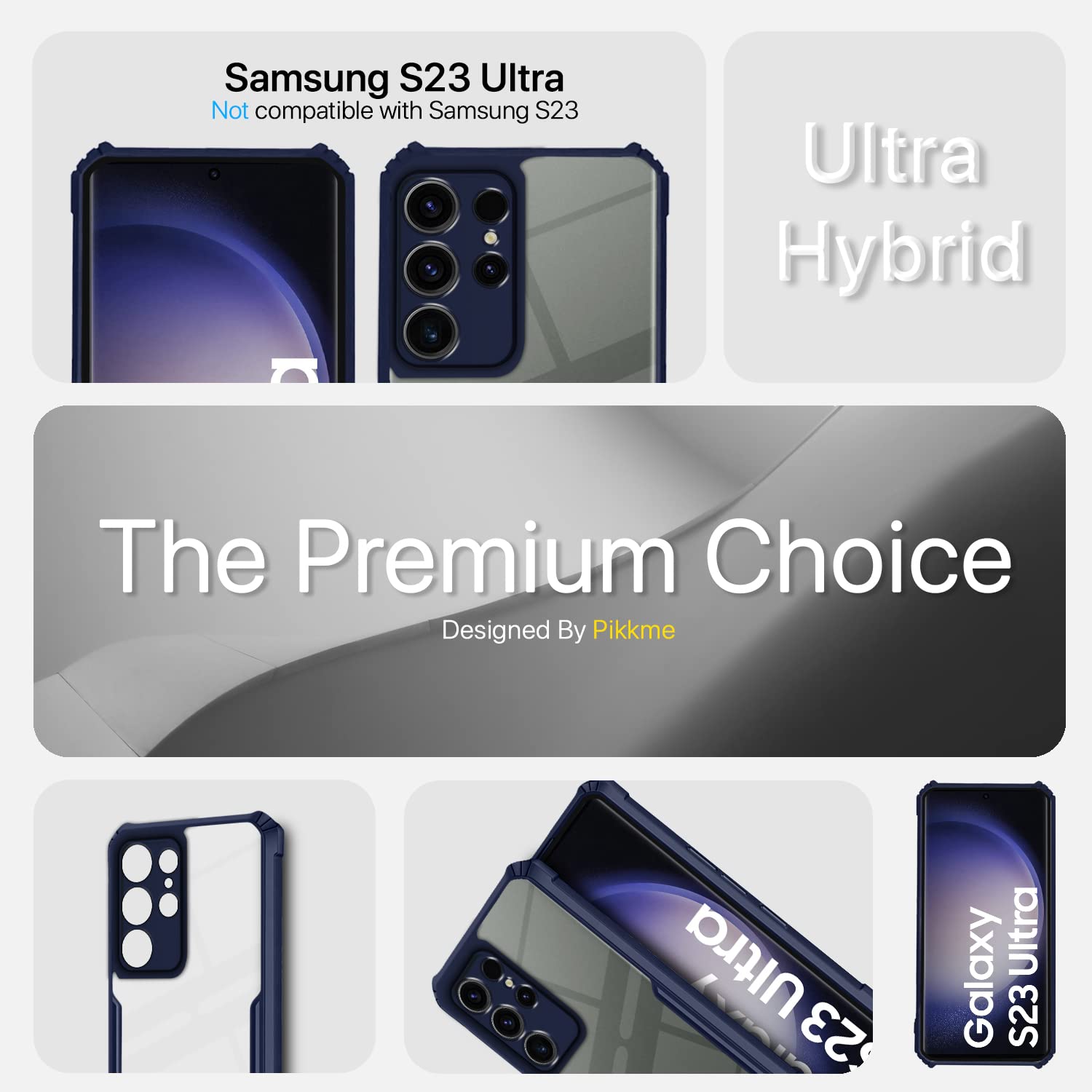 Pikkme blue mobile cover for Samsung S23 Ultra 5G – photo 2