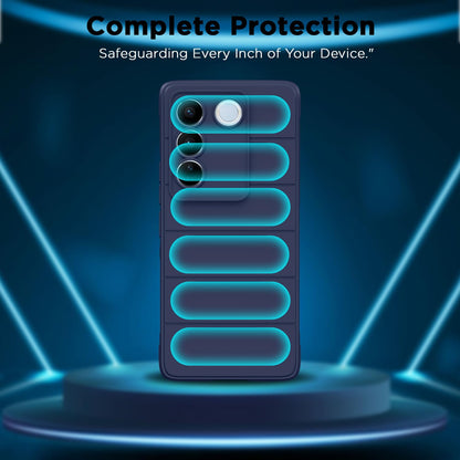 Pikkme blue Liquid Silicone mobile cover for Vivo V27/V27 Pro 5G – photo 2