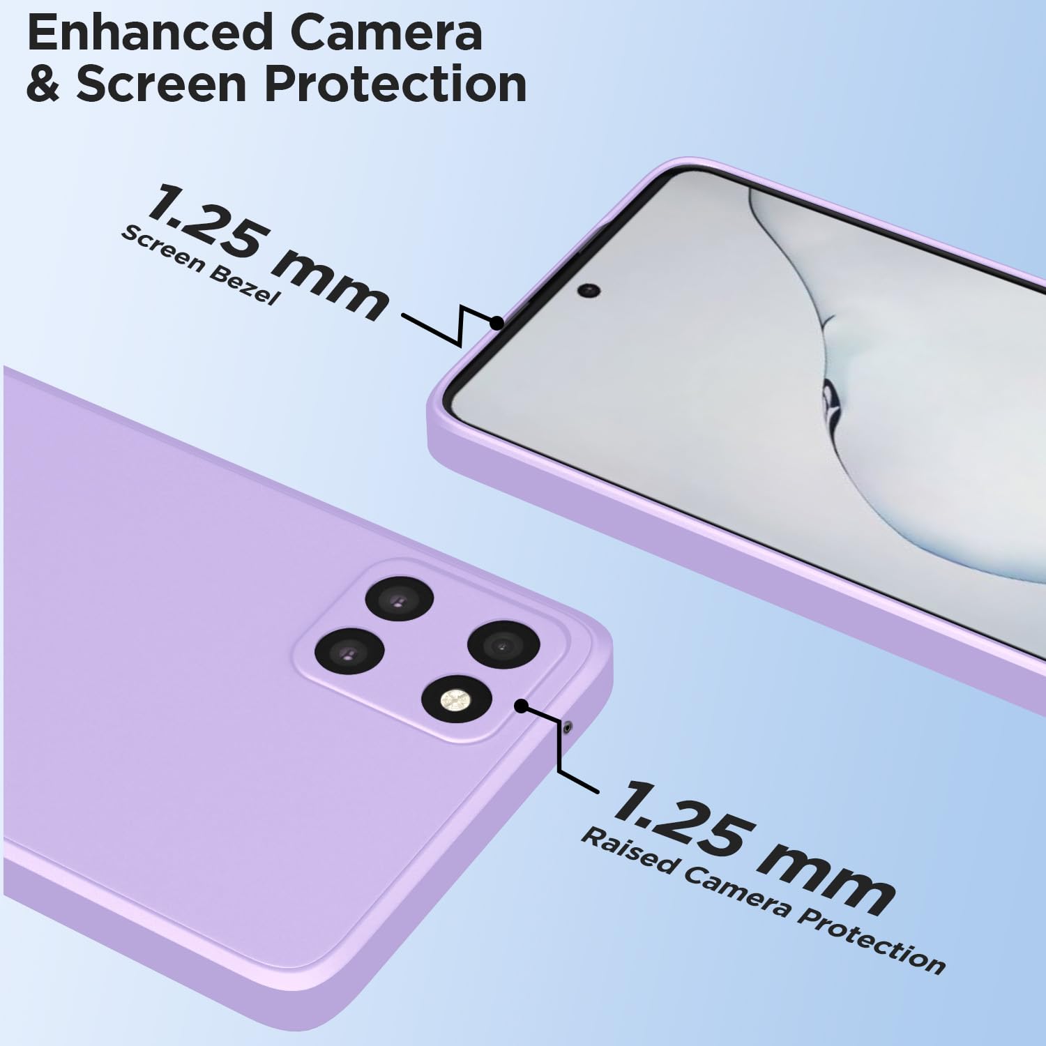 Pikkme Samsung Note 10 Lite Liquid Silicone purple mobile cover – photo 6