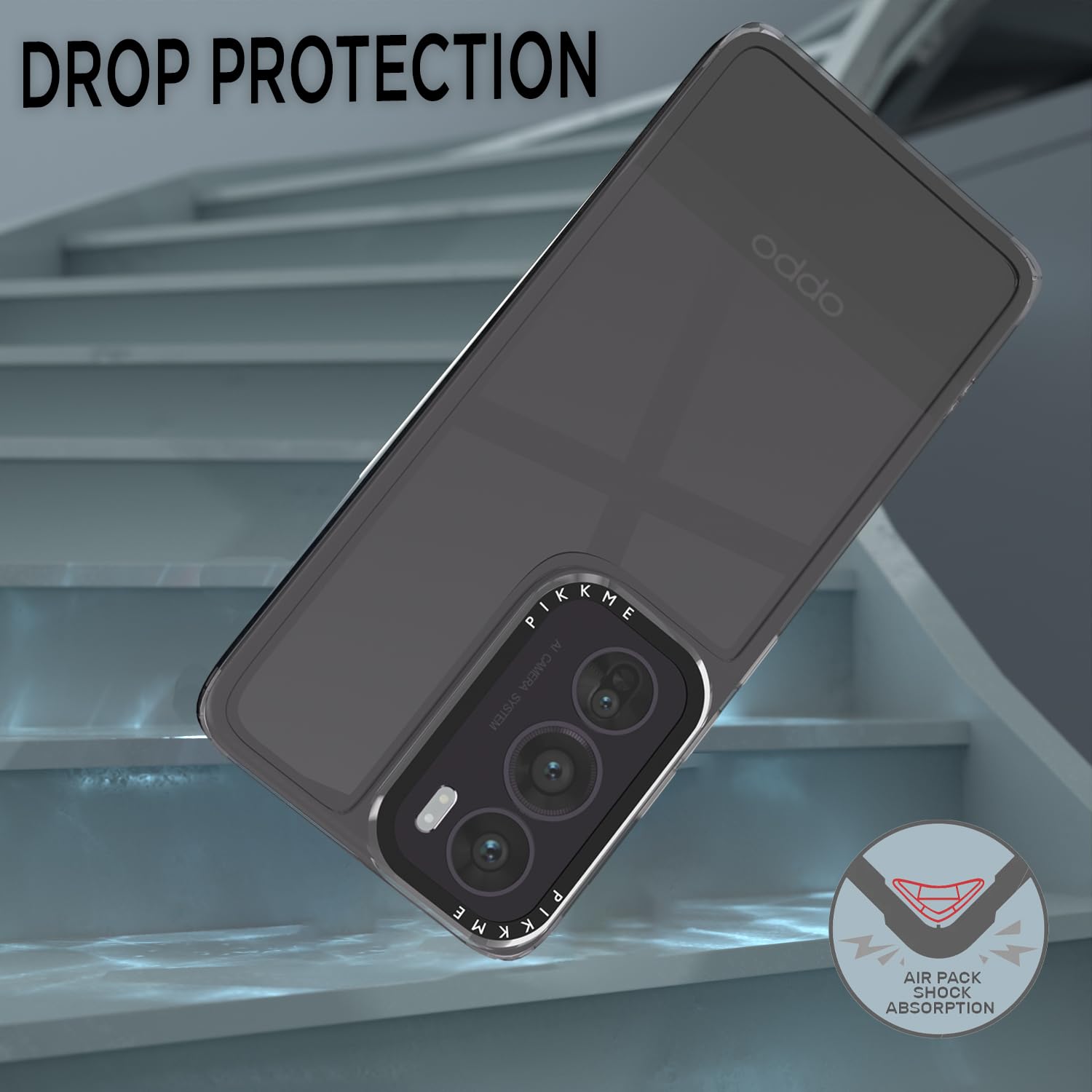 Transparent Hybrid mobile cover for Oppo Reno 12 Pro 5G – Pikkme – photo 5