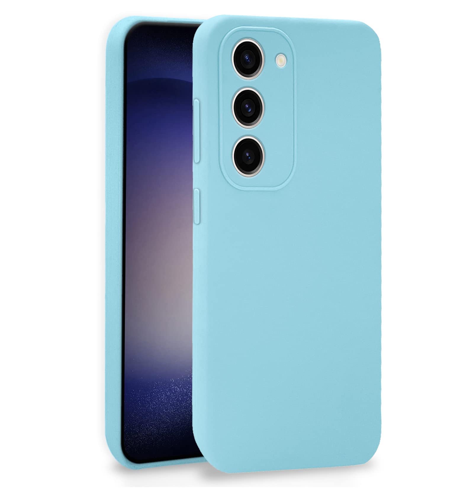 Samsung S23 Plus 5G back cover in lite blue by Pikkme