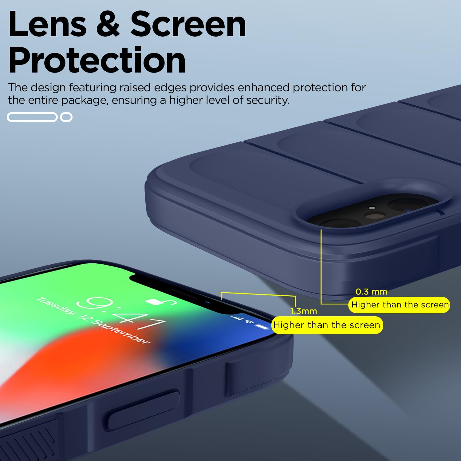 Pikkme iPhone X/XS blue mobile back cover – photo 3