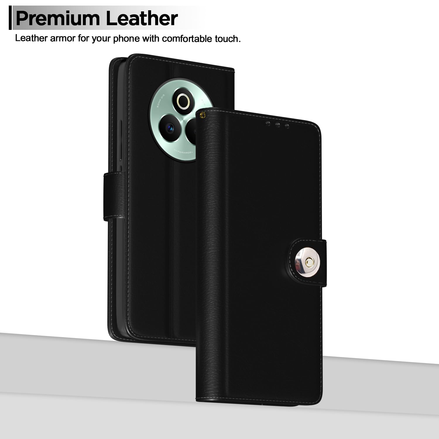 Black Button mobile flip cover for Realme P3 Pro 5G – Pikkme – photo 2