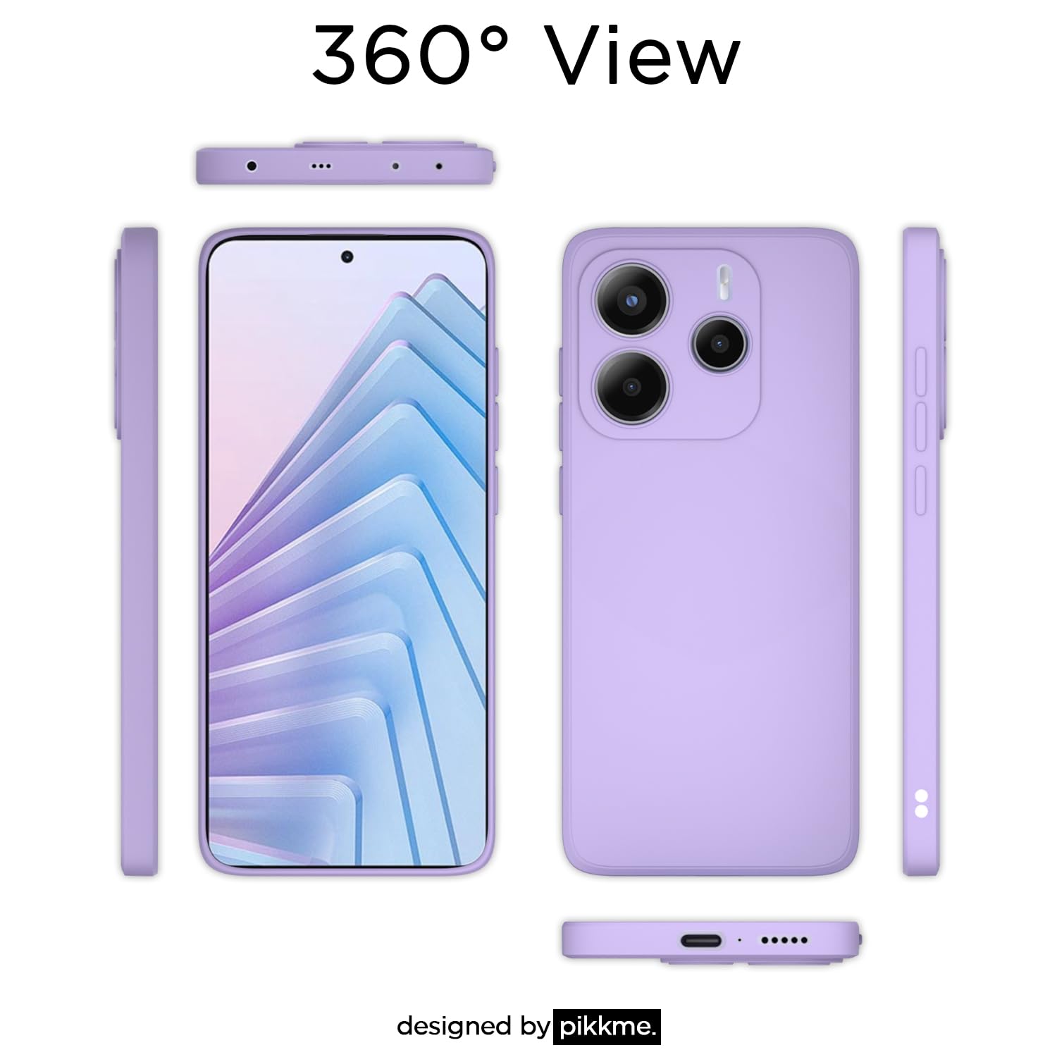 Purple mobile back cover for Redmi Note 14 5G – Pikkme – photo 4