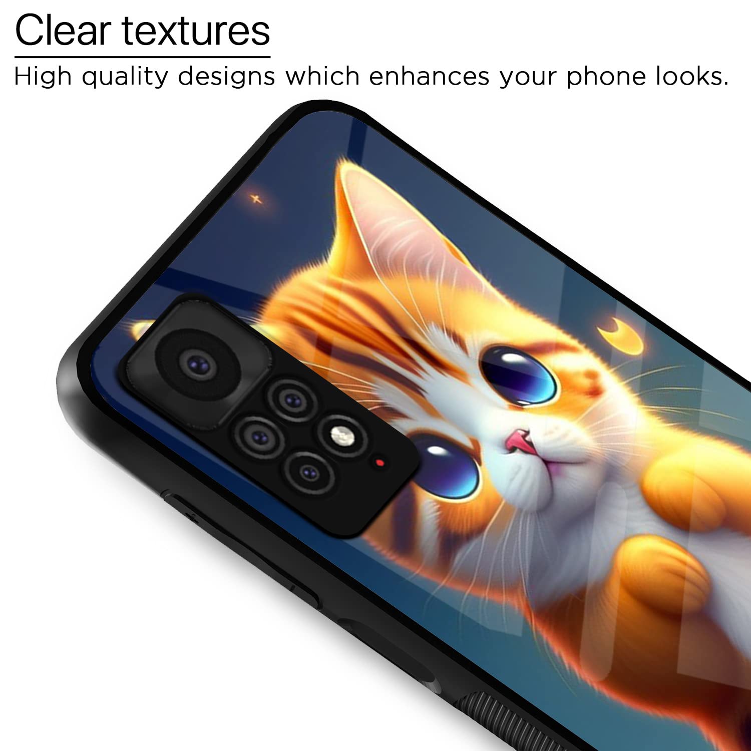 Pikkme Redmi Note 11 Pro/Note 11 Pro Plus 5G Cat mobile back cover – photo 4