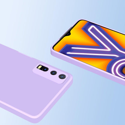 Purple Liquid Silicone mobile back cover for Vivo Y12s/Y20/Y20i/Y20G – Pikkme – photo 6