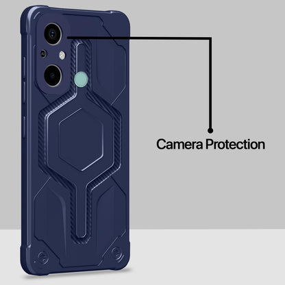 Pikkme Redmi 12C/Poco C55 blue mobile back cover – photo 3