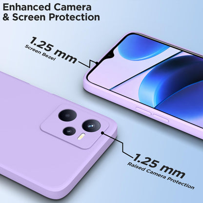 Pikkme Realme C35 purple mobile back cover – photo 2