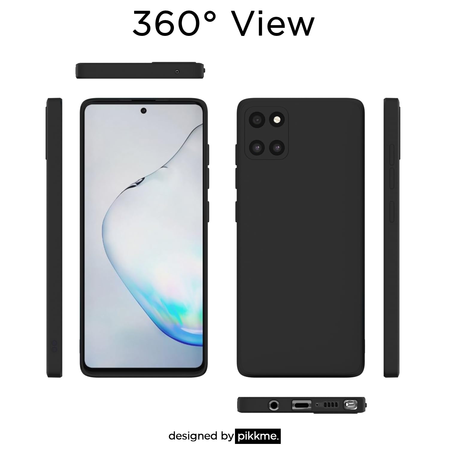 Pikkme Samsung Note 10 Lite black back cover – photo 2