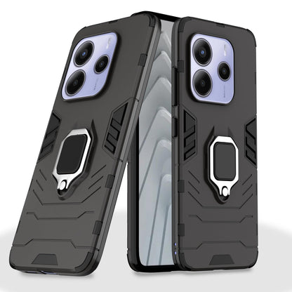 Pikkme black D5 Tough Armor back cover for Redmi Note 14 5G