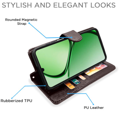 Pikkme Realme C63 4G coffee flip cover – photo 3