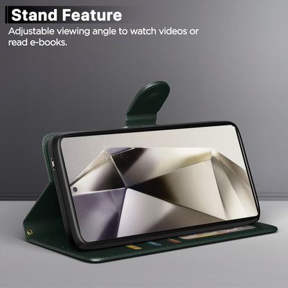 Samsung S24 Ultra 5G flip cover in green by Pikkme – photo 3