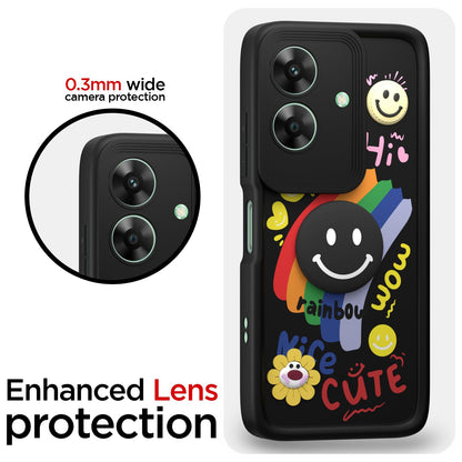 Black mobile cover for Realme Narzo N61/C61 4G – Pikkme – photo 5