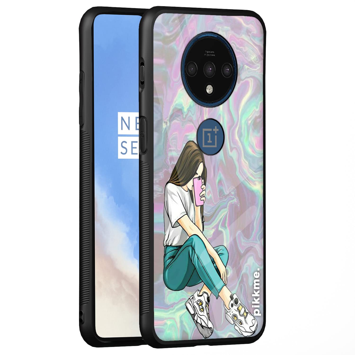 OnePlus 7T Hybrid back cover by Pikkme