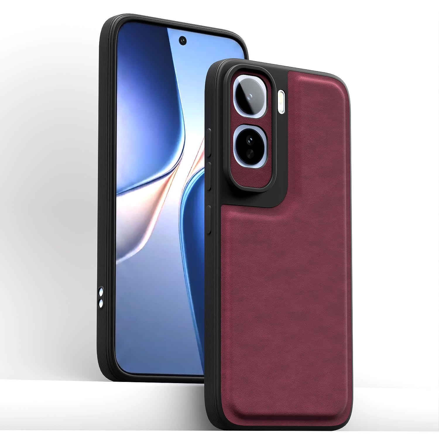 Vivo T5 Pro 5G Leather mobile back cover in purple by Pikkme – photo 2