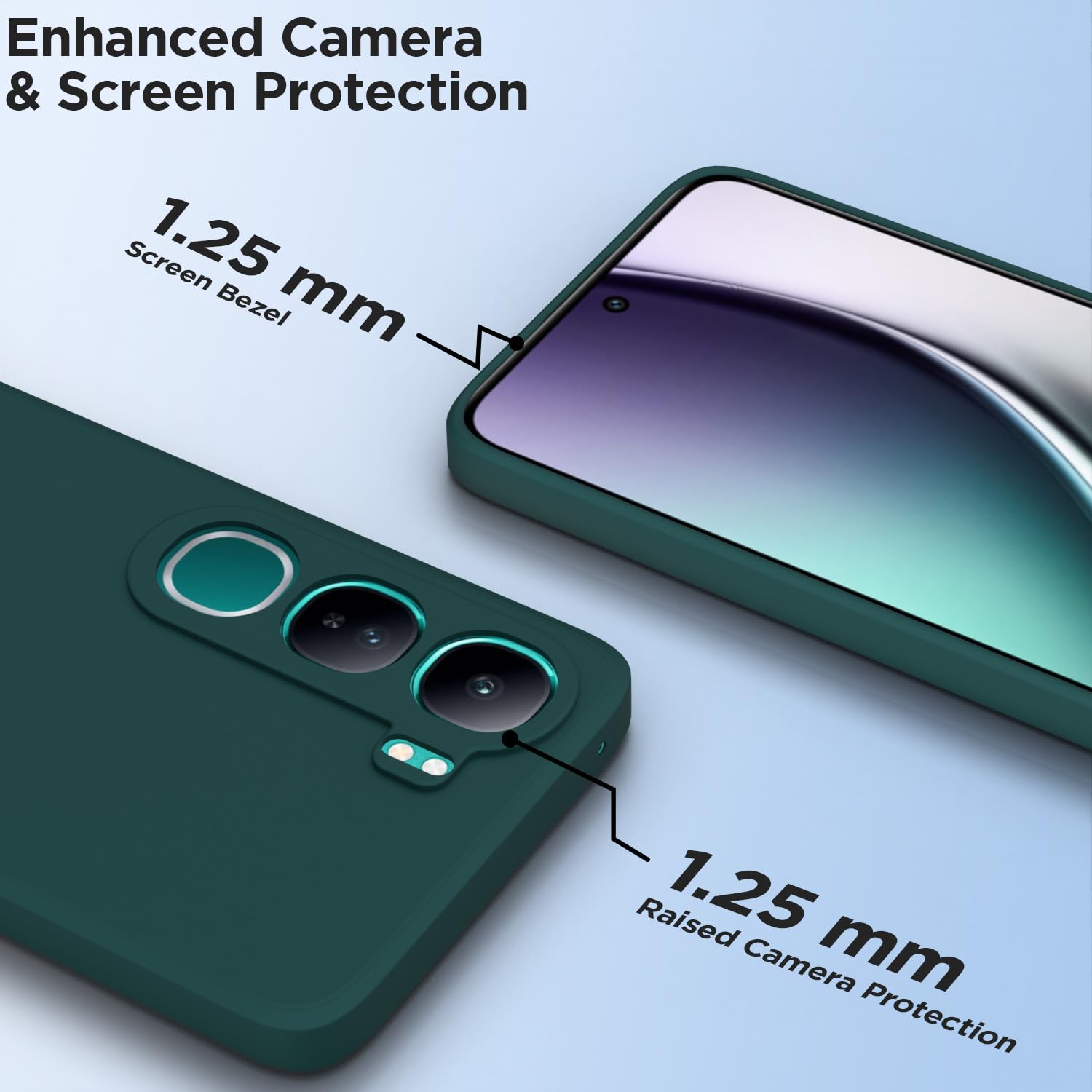 Pikkme Vivo Y300/V40 Lite 5G green back cover – photo 2