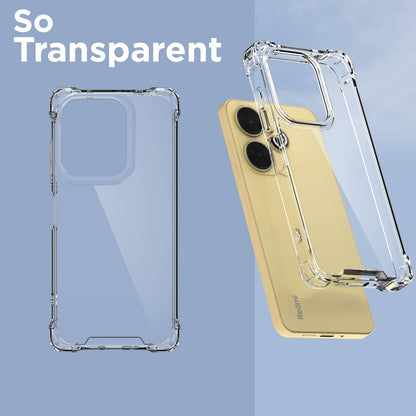 Transparent PC-TPU back cover for Redmi 13 5G/13 5G Prime, Poco M6 Plus 5G – Pikkme – photo 2