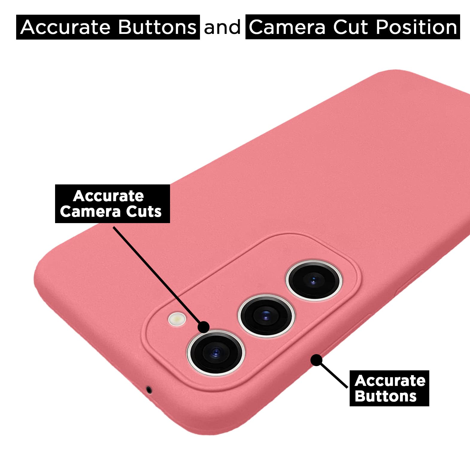 Pink Soft Silicone phone cover for Samsung S23 Plus 5G – Pikkme – photo 3