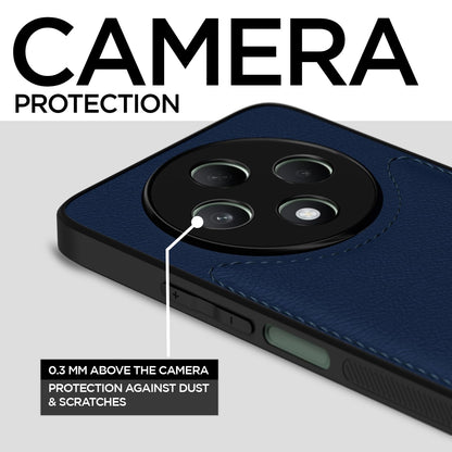 Pikkme Oppo F27 5G Leatherback Back Case | Blue