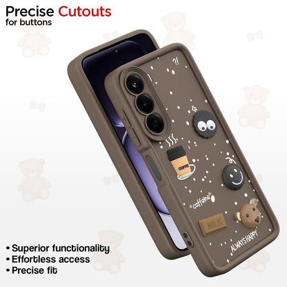 OnePlus Nord CE 6 Lite 5G Bear Coffee back cover in brown by Pikkme – photo 6