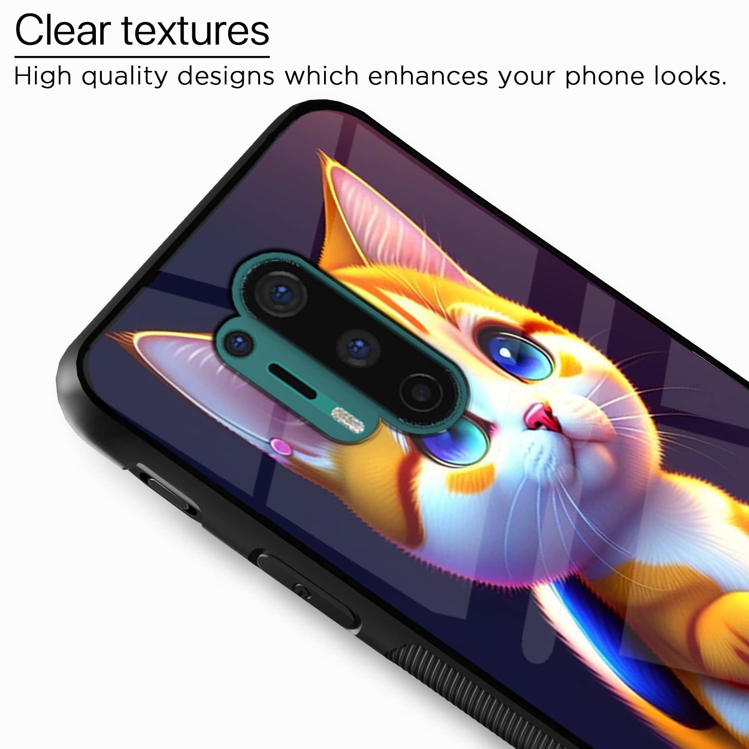OnePlus 8 Pro Cat phone cover by Pikkme – photo 4