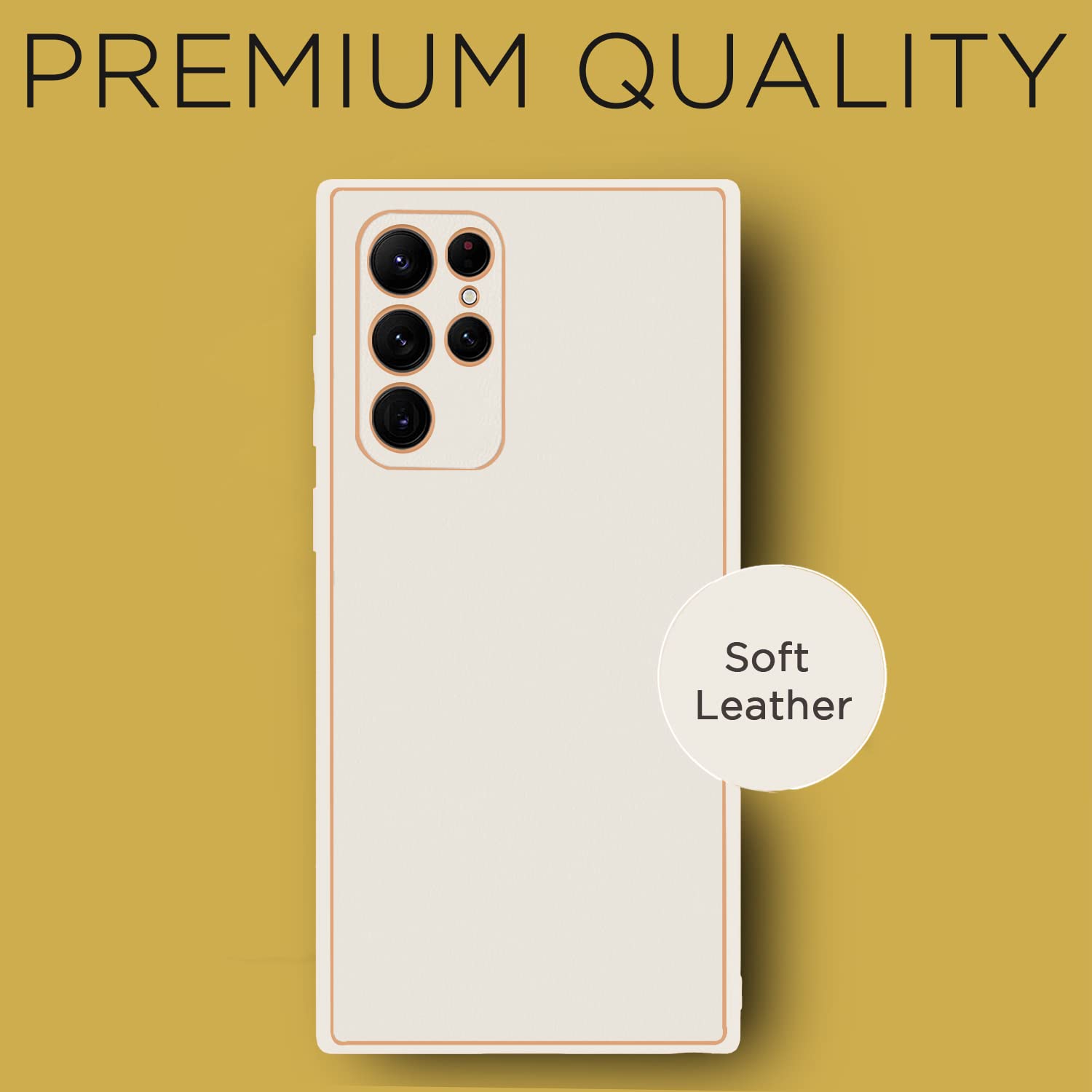 Pikkme Samsung S22 Ultra 5G white mobile back cover – photo 3