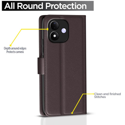 Redmi Note 17 5G Wallet flip cover in coffee by Pikkme – photo 4
