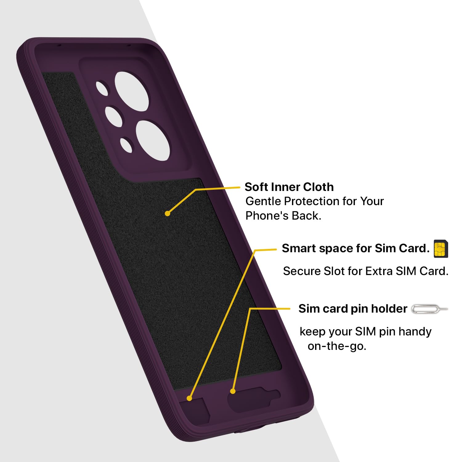Realme P4 Power 5G mobile back cover in purple by Pikkme – photo 6
