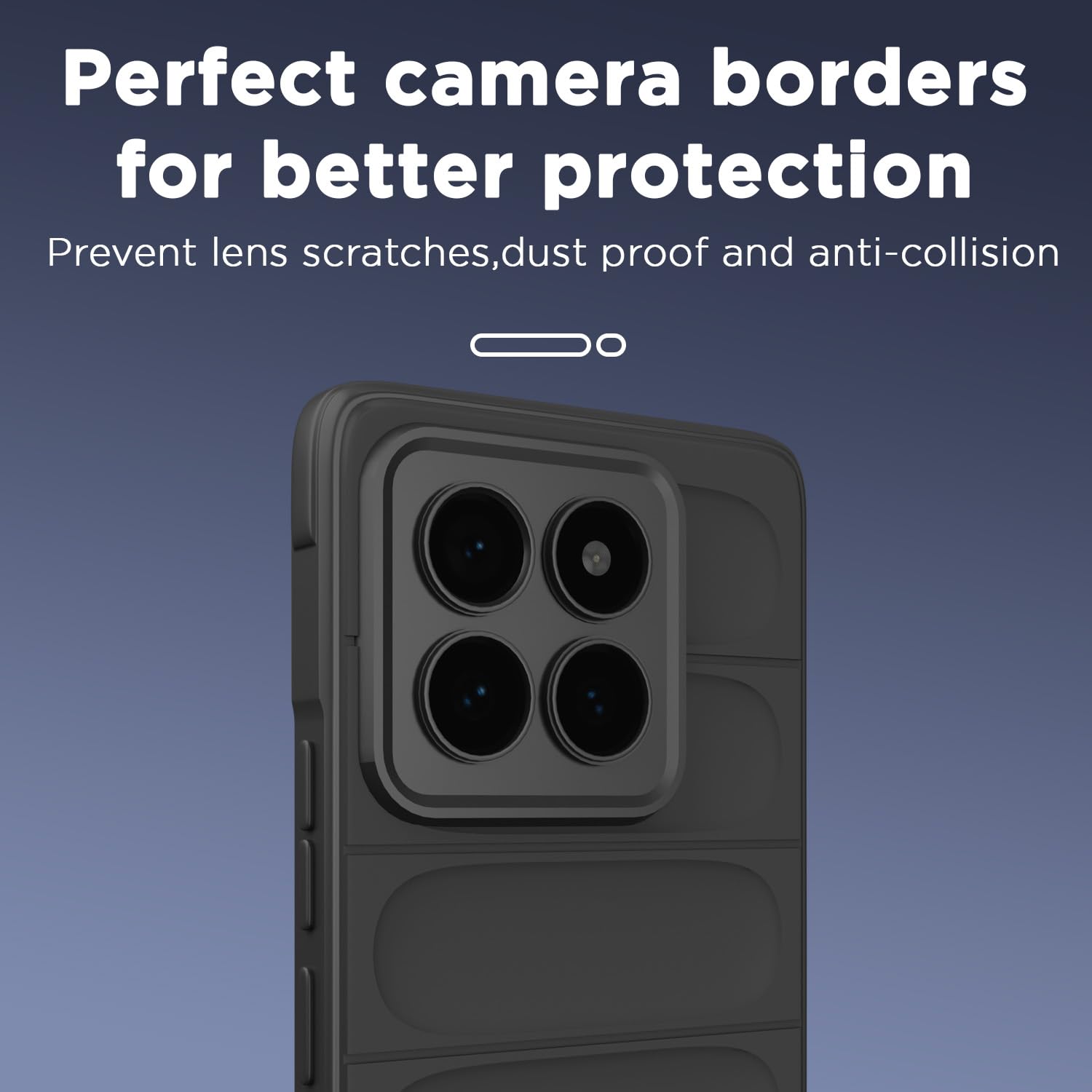 Pikkme Xiaomi 14 Pro 5G ZigZag Back Cover (Black)