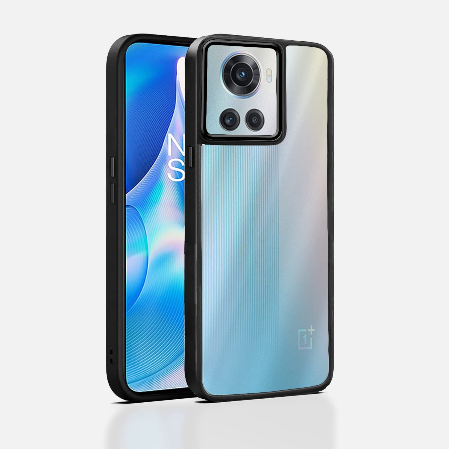 Oneplus 10 Pro 5G Oneplus 10 Pro 5G Chrome Metal Ring Back Cover -Black