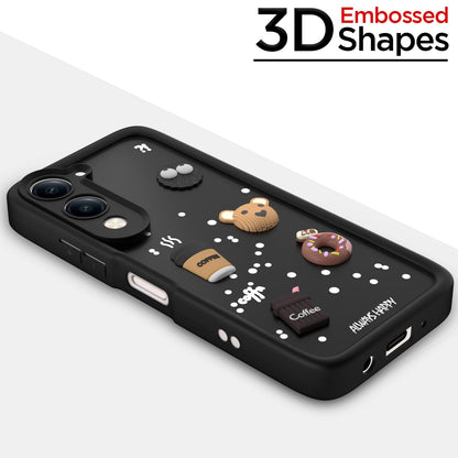 Pikkme black Silicone phone cover for iQOO Z10 Lite 5G/Vivo T4 Lite 5G/Y19 5G/Y19e/Y04 4G/Y29s 5G/3D – photo 3