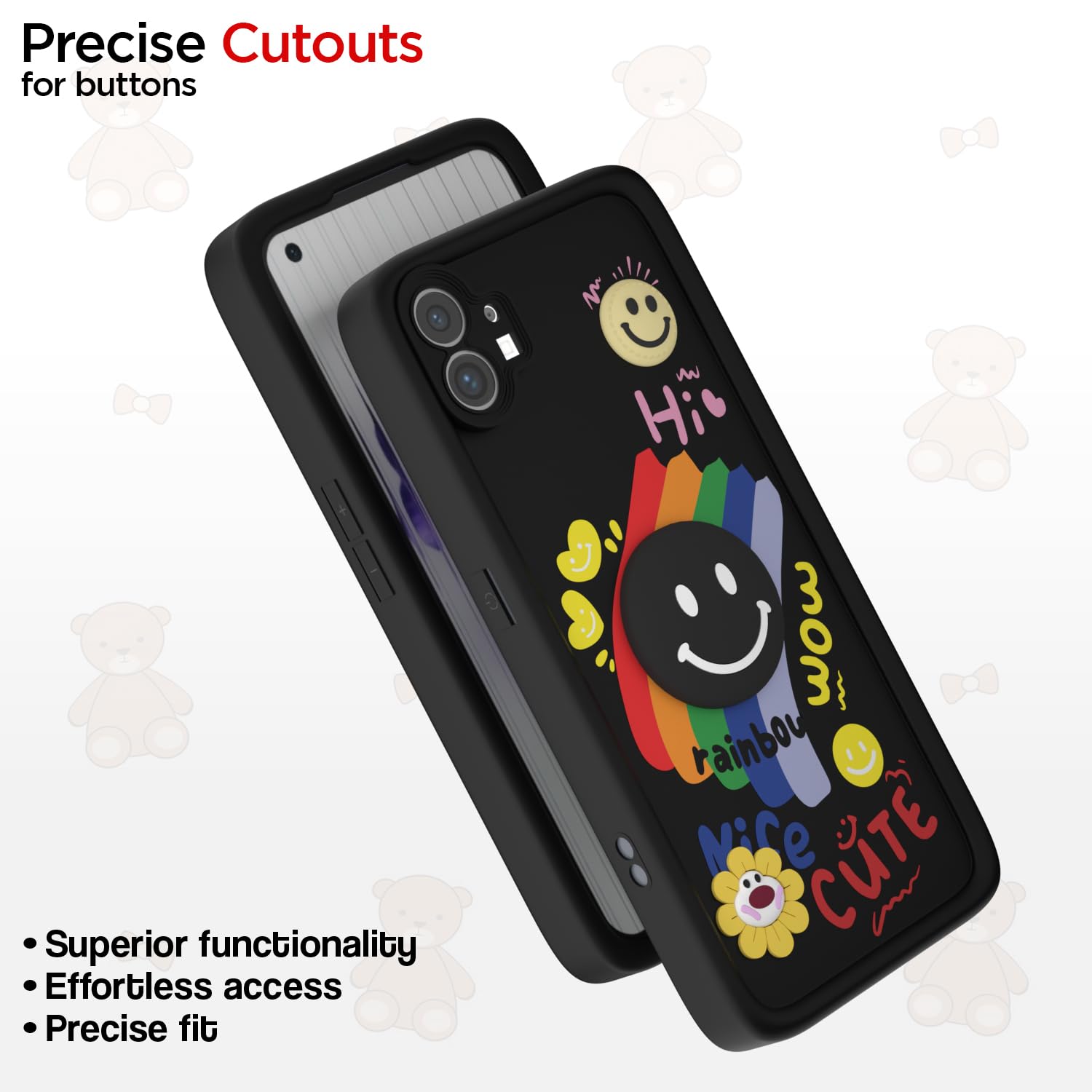 Black Soft Silicone back cover for Nothing Phone 1 – Pikkme – photo 6