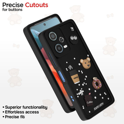 Redmi Note 12 Silicone back cover in black by Pikkme – photo 6