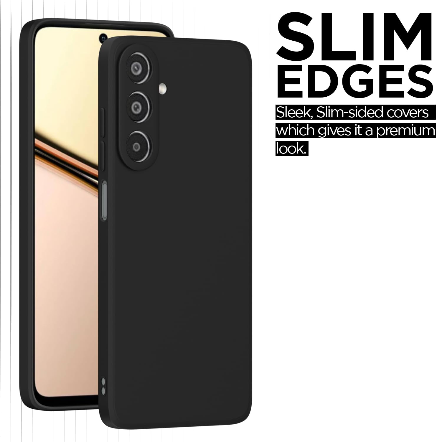 Black phone cover for Samsung M35 5G – Pikkme – photo 6