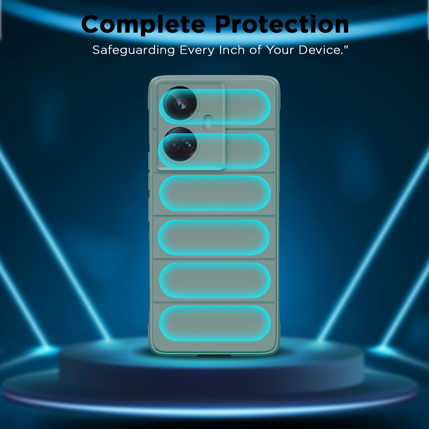 Pikkme green mobile cover for Realme 10 Pro Plus 5G – photo 2