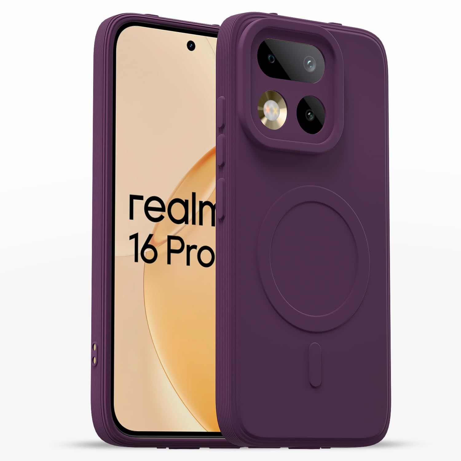Realme 16 Pro 5G back cover in purple by Pikkme