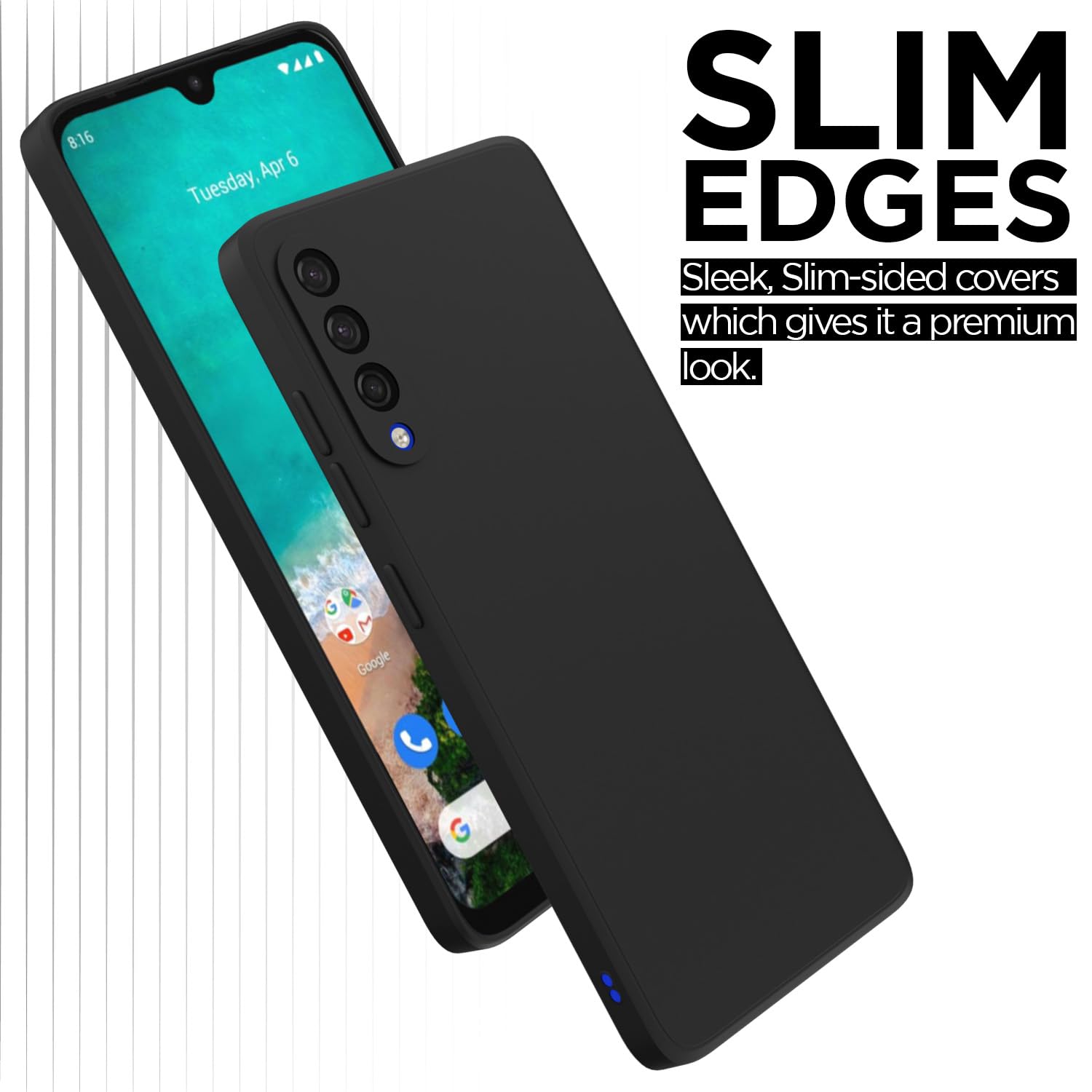 Pikkme black mobile back cover for Mi A3 – photo 7