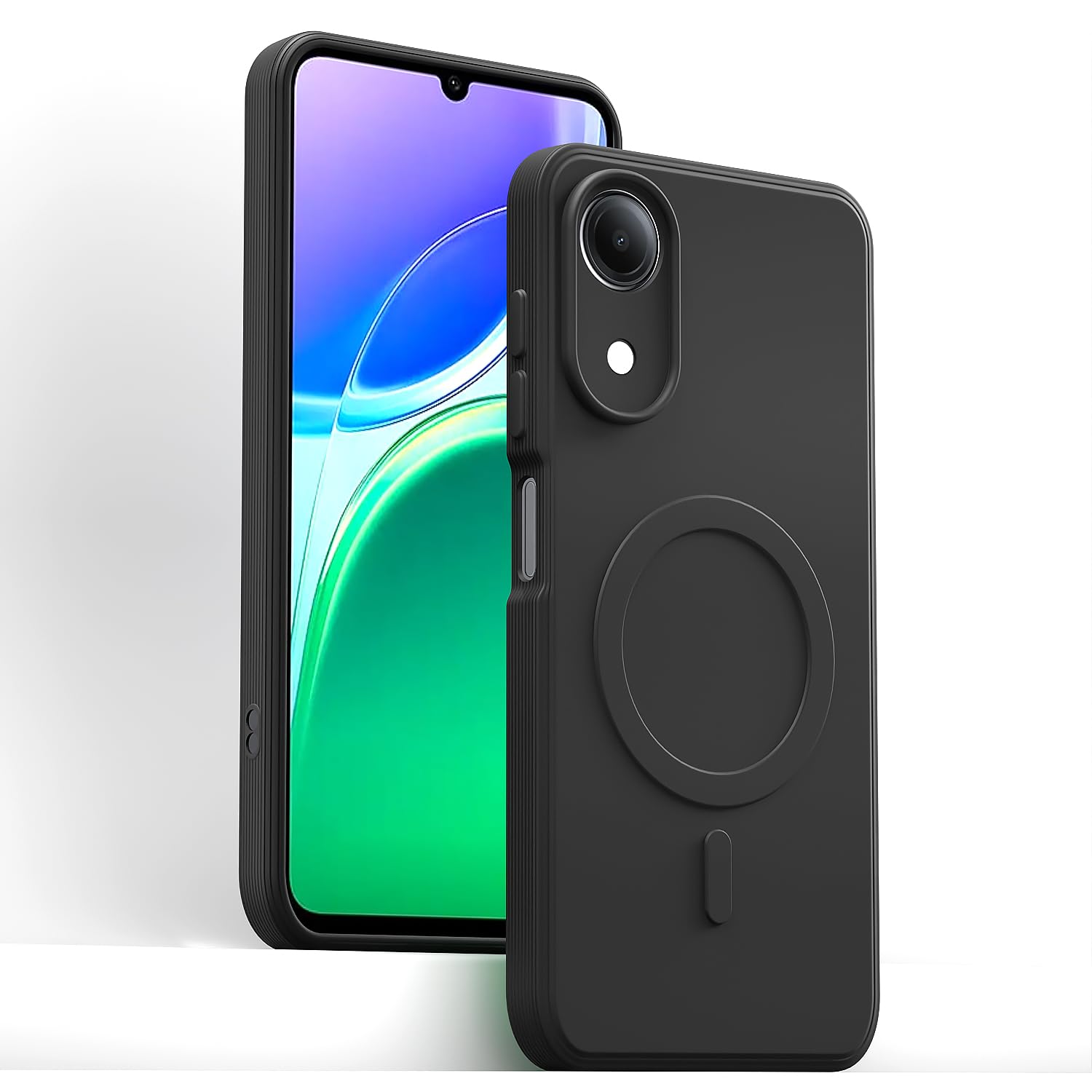 Vivo T5e back cover in black by Pikkme – photo 2