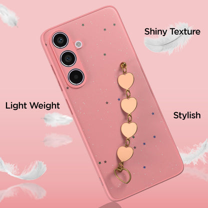 Samsung A55 5G Chain back cover in pink by Pikkme – photo 4
