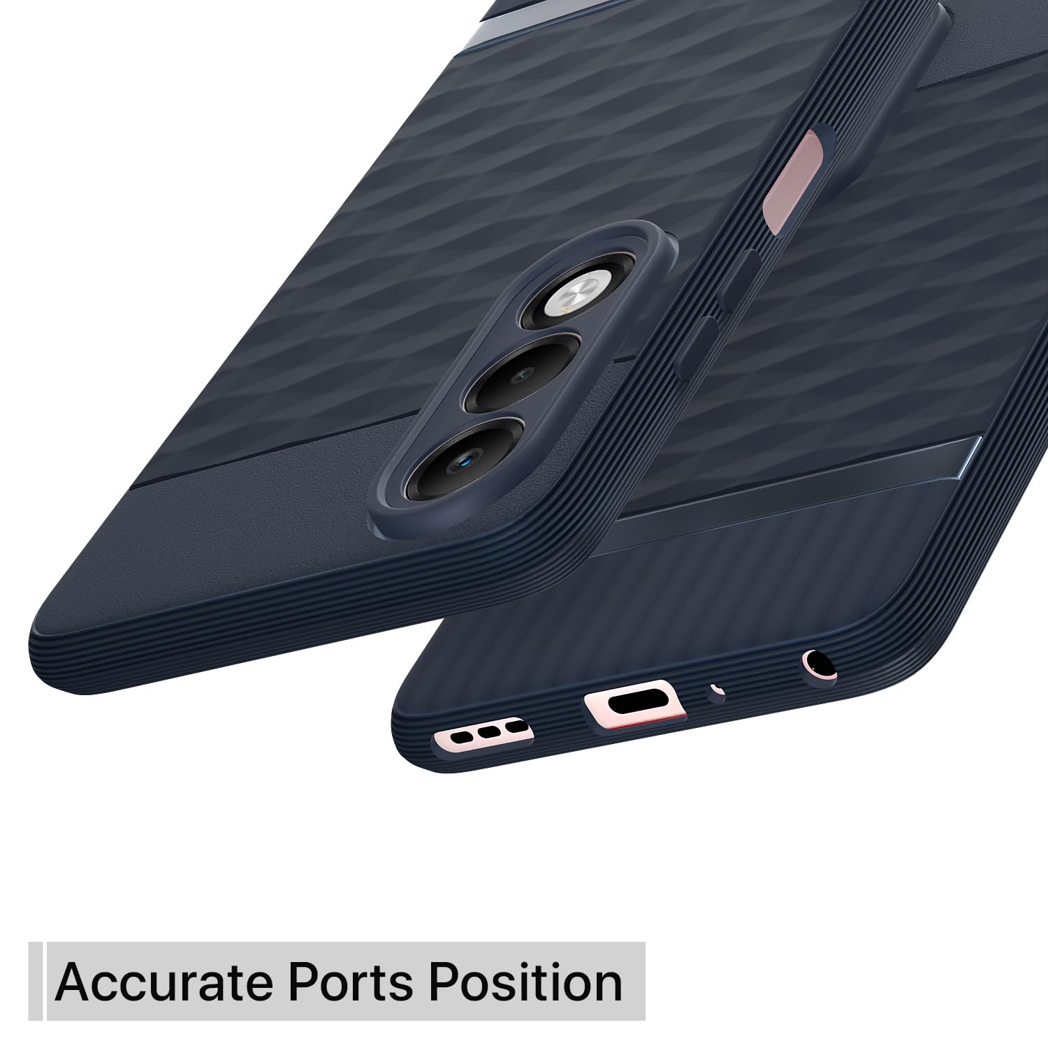 Pikkme Oppo K13x 5G Shockproof Soft Flexible Gencase Back cover (Blue)